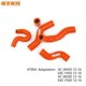 thumbnail image 1 of For Ktm Exc Sxf Xcf-w Husqvarna Fe Tc Fx 250 450 500 Motorcycle Silicone Radiator Hose Kit Engine Coolant Water Hose Orange, 1 of 1
