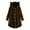 Brown, variant on Womens Fashion Sherpa Hoodie Faux Shearling Fleece Cat Ear Hooded Jacket Long Sleeve Open Front Plush Outwear with Pocket Solid Button Side Split Plush Outcoat Beige XL