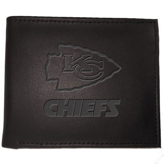 Evergreen Kansas City Chiefs Bi Fold Leather Wallet