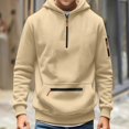 thumbnail image 6 of WAVSUF Boys Cargo Hoodie Loose Fit Long Sleeve with Pockets Fall Casual Sweatshirt Khaki 13, 6 of 7