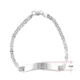 thumbnail image 2 of Pulsera tejido valentina con placa 18cm Horoz Plata 925 WP561, 2 of 5