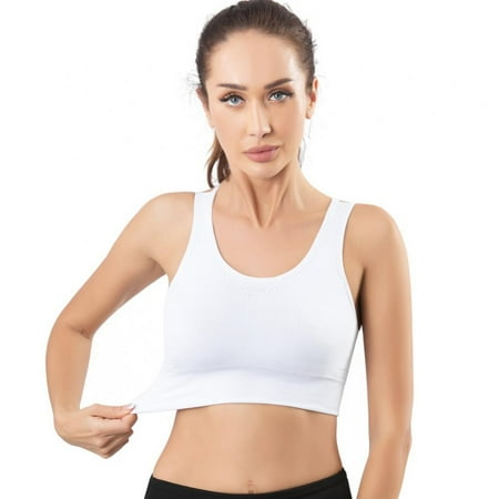 

Ladies Beauty Back Double Layer Yoga Sports Bra Vest Type Steel Ringless Bra