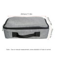 thumbnail image 2 of Portable Grey Projector Storage Bag Case  Carrying Bag Travel Storage Organizer for Projectors and Accessories, 2 of 7