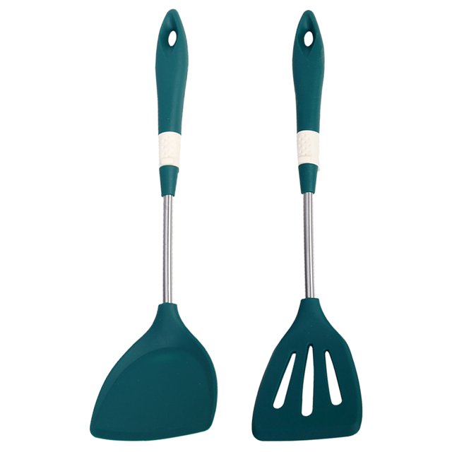 Juego de utensilios de cocina Vhermosa silicona acero inoxidable 2 piezas
