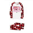 thumbnail image 2 of Zwiiyzr Family Christmas Pjs Matching Sets Holiday Jammies for Dad Matching Family Sets Christmas Casual Printed Top With Bottom Outfits Home Wear 2025 Red, 2 of 7