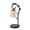Black with Natural Rattan Shade, variant on Simplee Adesso Ivy Dimmable Wax Melt Heater Candle Warmer Lamp with Timer & Auto Off