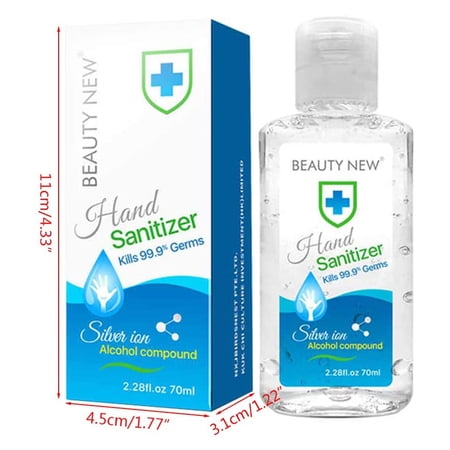 70 Ml Hand Sanitiser Rinse Free Hygienic Gel Hand Gel Cleaner Disposable Portable Antibacterial Disinfection Gel Refreshing Liquid Hands Soap For Outdoor School Daily Use Walmart Canada