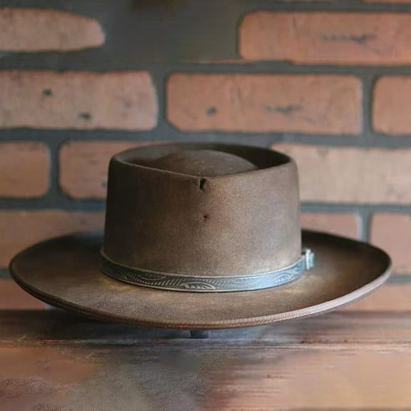 Holzkary Fedora Hat Wide Brim Summer Beach Sun Cap Panama Hat for Men Women Symmetric Hat Wool Hat Women Men Uni Hat Steam Punk Hat Top Hat Fashion Ribbon Decorative Hat Brown One Size