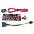 thumbnail image 1 of Cable adaptador de extensión de tarjeta gráfica PCI-E Cable adaptador USB3.0 Riser1X a 16XVER006-018, 1 of 1