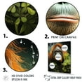 thumbnail image 3 of Designart "Sunlit Jungle With Orangutans II" Orangutan Floater Framed Wall Art Living Room, 3 of 5