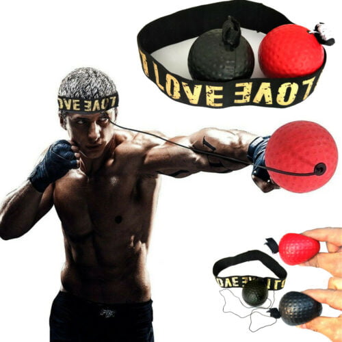 Boxing Reflex Ball Train At Home Equipment Gym Exercise Fight Bundle New Fun MMA