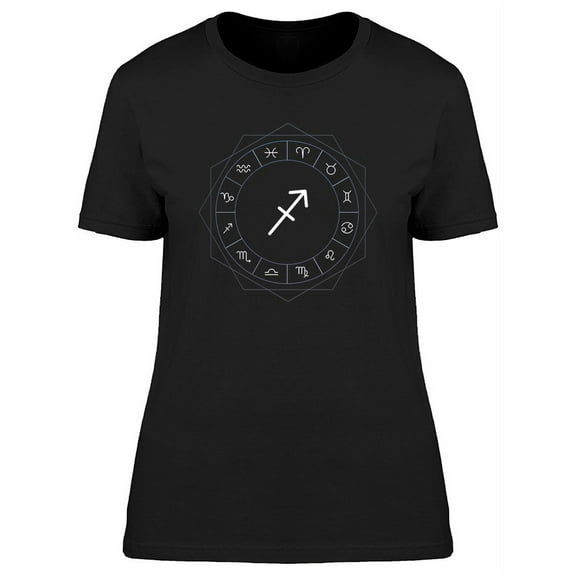 Sagittarius Horoscope Graphic Tee Women's -Image by Shutterstock