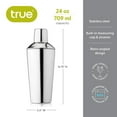 thumbnail image 4 of True Retro Cocktail Shaker, Drink Shaker for Margarita Home Bar Gifts, 24oz, 4 of 9