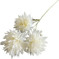 Piwvid Artificial Dahlia Flowers Fall Fake Flower Silk Flowers with Long Stem Floral Arrangements Bouquets Autumn Faux Dahlias Flowers for DIY Wedding Party Centerpieces Home Decor