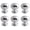 Bright Chromium, variant on HDJNal 6 Pcs Creative Pigeon Eggs Furniture Pulls Dresser Knobs,Zinc Alloy Sand Gold Color Furniture Handles Decorative Ball Cabinet Knobs Door Handles, with Mounting Screws