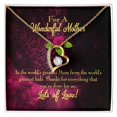 thumbnail image 4 of Forever Love Pendant Necklace with The World's Greatest Mom Message Card – 14K White Gold or 18K Gold Finish, 4 of 20