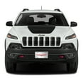 thumbnail image 4 of Jeep Trailhawk 3D Logo Mirror Chrome Stainless Steel License Plate, 4 of 5