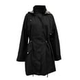 thumbnail image 6 of Women's Rain Jacket, Yigetop A Hooded Slimming and Casual Jacket for Ladies Waterproof Jackets for Women Black L, 6 of 9