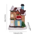 thumbnail image 2 of Christmas Village Houses Christmas Decorations LED Light Up Christmas Village Sets Town Scene Desktop Gift Christmas Decorations Figurines Buildings Landscape Decor Gifts (1 PCS), 2 of 9