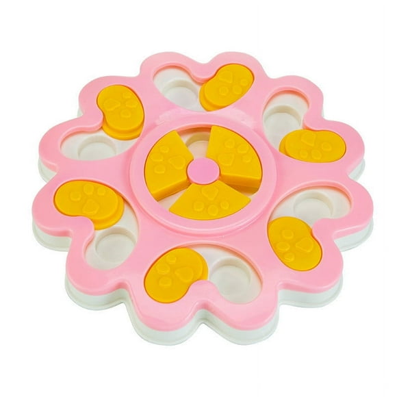 2022 Winter Spot Promotion Puppy Treat Dispenser Dog Toys Dog Food Puzzle Toys Bowl Puppy Feeder Pet Accessories -Pink