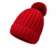 thumbnail image 1 of Gorro de invierno de punto para niños pequeños, color rojo cálido, 1 of 5