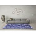 thumbnail image 3 of Ahgly Company Indoor Rectangle Persian Blue Traditional Area Rugs, 5' x 8', 3 of 4