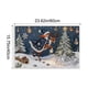 thumbnail image 3 of Seyotauo Christmas Decor 3D Stereoscopic Embroidery Carpet - 24 x16 inch Polyester Xmas Decor Indoor Outdoor, Absorbent Nonslip Dirt Proof Washable Foot Mat for Entryway Kitchen Bathroom Porch Patio, 3 of 6