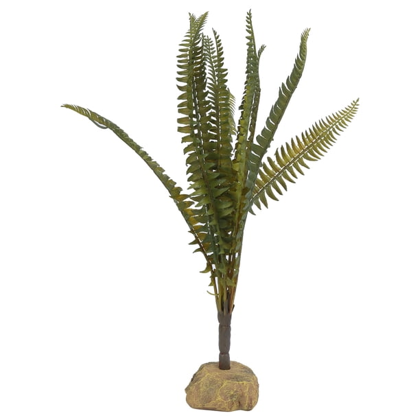 Plantas artificiales de helecho de Boston para paisajismo, ideal para decorar acuarios y reptiles.