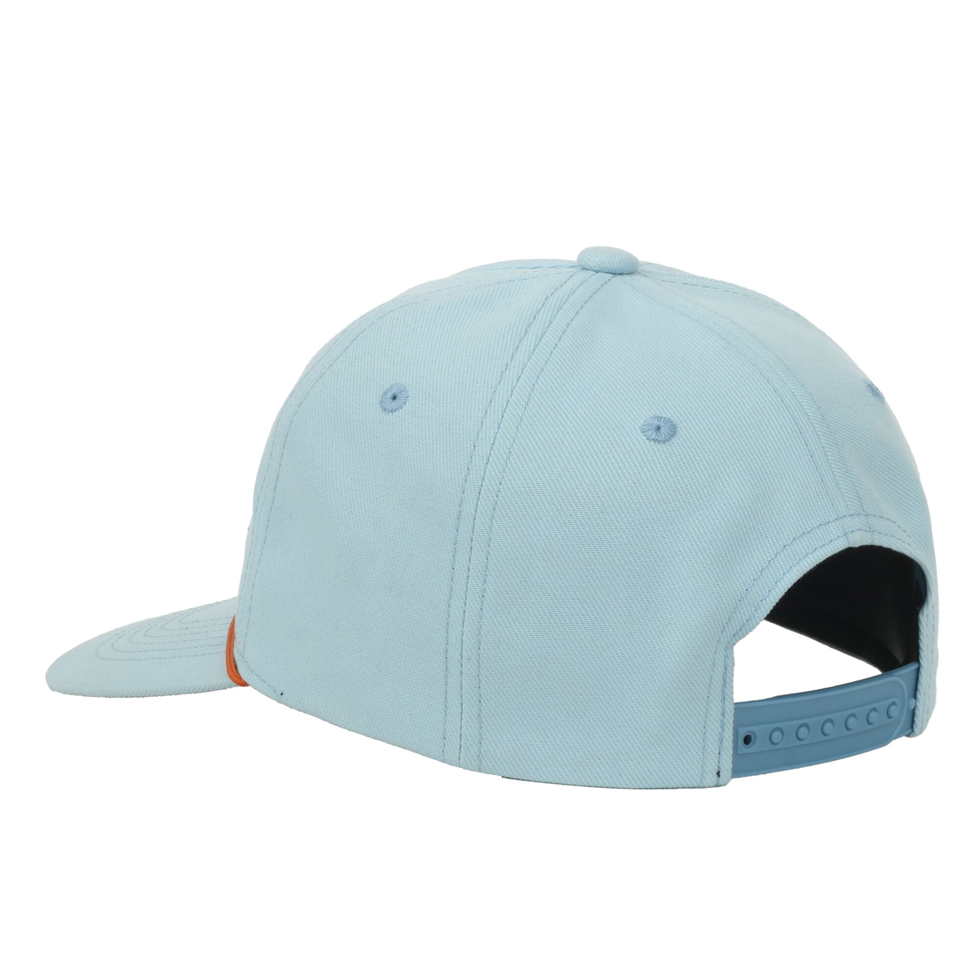 Outdoor Cap Duck 5-Panel Unstructured Hat – Flat Visor with Rope, Waterfowl Hunting Cap, Light Blue, One Size