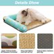 thumbnail image 3 of Cama para perros con estera autoenfriante para mascotas de verano, sofá cama duradero para perros y gatos, cama para cachorros de ratán fresca y acogedora para dormir, camas para gatos con fondo, 3 of 5