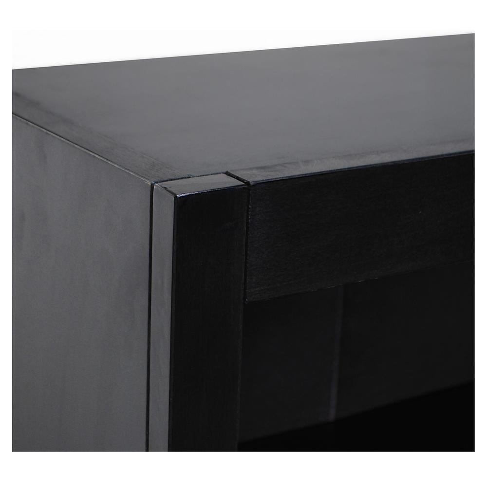 Concepts in Wood 6 Shelf Double Wide Wood Bookcase, 36 inch Tall - Espresso Finish