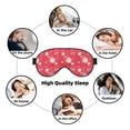 thumbnail image 7 of Naloa Hello Summer Flamingo Print Sleep Mask for Sleeper, Light Blocking Sleeping Eye Mask for Women Men, Eye Shade with Adjustable Strap for Travel, Nap,Meditation, 7 of 7