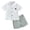 Green, variant on Toddler Boy Outfits Baby Boys Summer Kids Cotton Stripe Short Sleeve Running Suit 0 3 6 12 18 24 Months Clothing Sets Set 2-Piece
