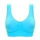 thumbnail image 3 of Sujetador deportivo fino de una pieza con ajuste sin costuras y sin aros de talla grande para yoga, 3 of 5