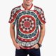 thumbnail image 1 of Balery Round Design Camisa Polo de Hombre con Estampado, de Manga Corta y Tejido Medio, Camisa Tipo Golf Polo-Large, 1 of 6