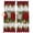 Brown, variant on Christmas Poinsettia Blackout Curtains for Bedroom/Living Room, Pinch Pleated Black Out Curtains, Winter Xmas Floral Bell Botanical Room Darkening Window Drapes with Hooks 2 Panels, 39"x70"