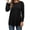 Black, variant on Women's T Shirts for Casual Wear Autumn and Winter Long Sleeve Tops with Round Neck Design for Everyday Comfort Women Long Sleeved T Shirts Ringer Tee Women Short Sleeve Shirts Casual under Scrub