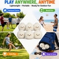 thumbnail image 4 of Cloth Bean Bags 1PC Hand-Made Knitted Footbag Sack Upgraded Assorted Foot Bag Crochet Hacky Ball For Adults Juggling Balls Beginners Multicolored Geometric, 4 of 8