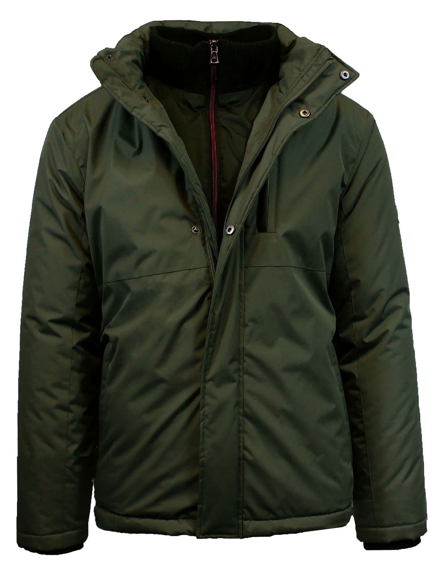 Men's Heavyweight Jacket With Detachable Hood