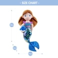 thumbnail image 5 of Lullaberry 16” Atlantic Wonders Mermaid Princess Nerida Oceanwhisper - Soft Plush Stuffed Mermaid Doll Gift for Toddler Girls, 5 of 5