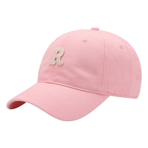 FINALGANG Womens Mens Letter Embroidery Baseball Cap Adjustable Fit Minimalist Hat For Casual Daily Outdoor Wear Cozy Headwear