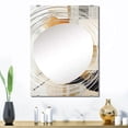thumbnail image 1 of Designart "Black Twilight Dream Collage III" Abstract Collages Oversized Wall Mirror - Modern Abstract Bedroom Wall Mirror Large - Multiple Color Options, 1 of 6