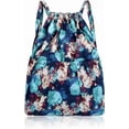 thumbnail image 1 of Yazoeia Drawstring Backpack, Waterproof Sports Drawstring Bag Drawstring Gym Bag for Women, Multi Pockets Drawstring Bags (blue) CJC912-144717, 1 of 6