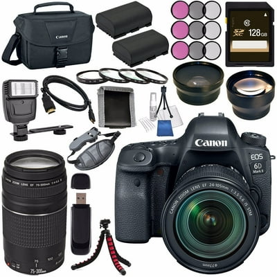CANON EOS 6D Mark II/ 24-105mm/75-300 Canon EOS 6D Mark II DSLR Camera