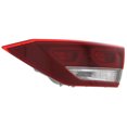 thumbnail image 4 of For Hyundai Elantra 2017 2018 Tail Light Passenger Side | Inner | LED | Red/Clear Lens | For Sedans | Chrome Housing | Replacement For HY2803137 | 92404-F2120, 4 of 6