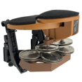 thumbnail image 1 of Native Tongue Percussion RhymStryker with RhymChik, Drum Rim Mount Hand Striker with Metallic "Chick" Sound Effect for Closed Hi-Hat Type Patterns and Accents on Hand Drums. (Nickel Jingles), 1 of 4