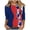 Red#summer blouses 3/4 sleeves, variant on LMKIHUSA Fourth of July Shirts Womens Stars and Stripes USA Flag Print Blouses 3/4 Length Sleeve Crew Neck Tees Casual Trendy Summer 2025 Tops Red,S