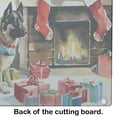 thumbnail image 5 of Norwegian Buhund Cozy Christmas Glass Cutting Board Large 12 in x 15 in, 5 of 5