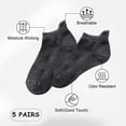 thumbnail image 2 of Socks Men's socks Spring and summer mesh breathable solid color cotton socks stereo heel, 2 of 5