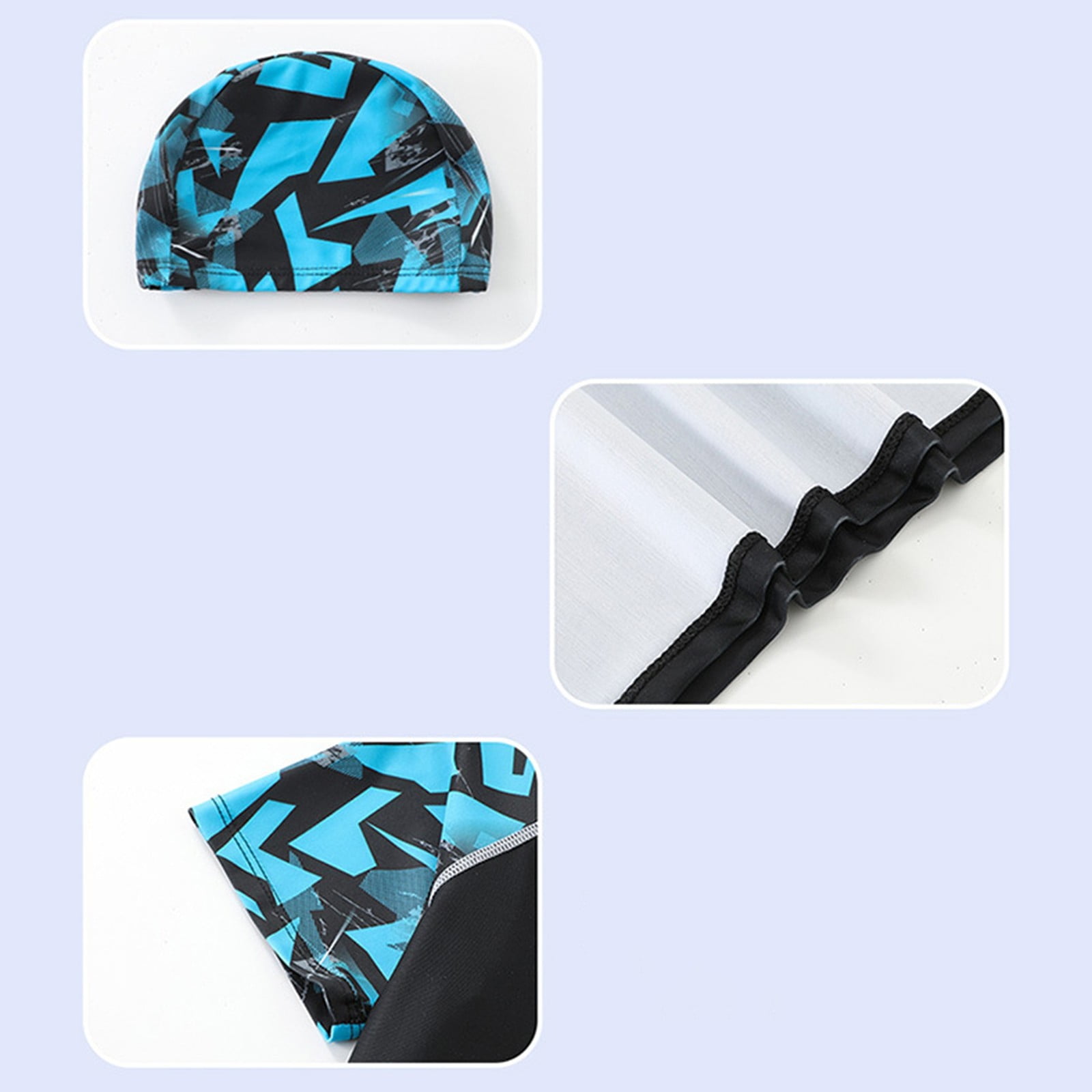 lnmuld Boys Swimwear Fashion Cartoon Print Swim Trunks for Older Kids and Youth Size:M